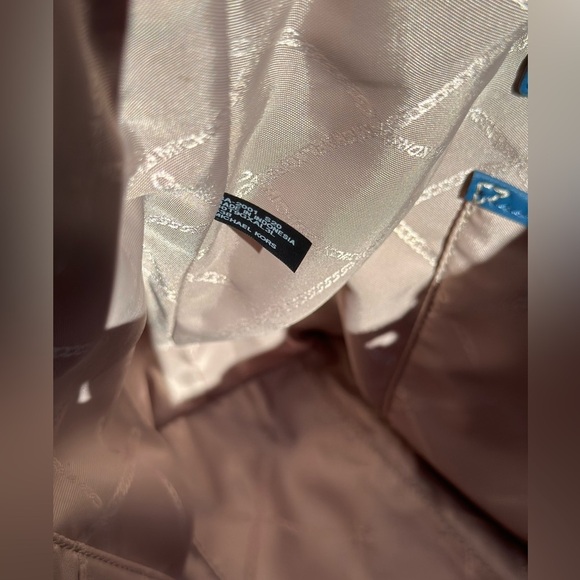 Michael Kors Blue Satchel Leather Purse - Picture 12 of 13